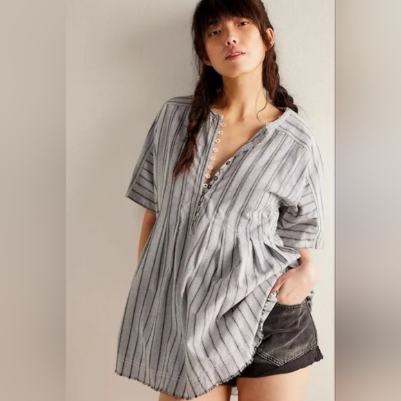 Free People Sammi Babydoll Top Size XS NWOT - Picture 1 of 7